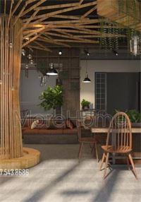 Thiết kế nội thất quán cafe khách sạn phong cách mới